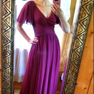 Davids bridal chiffon dress